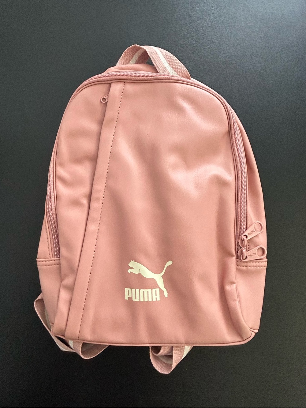 Puma Soft Pink mini backpack FAUX LEATHER